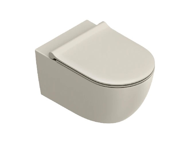 CATALANO SFERA Унитаз подвесной Up-fix с системой смыва Silentech 2.0, 55×35 см, Sabbia матовый арт. 89904