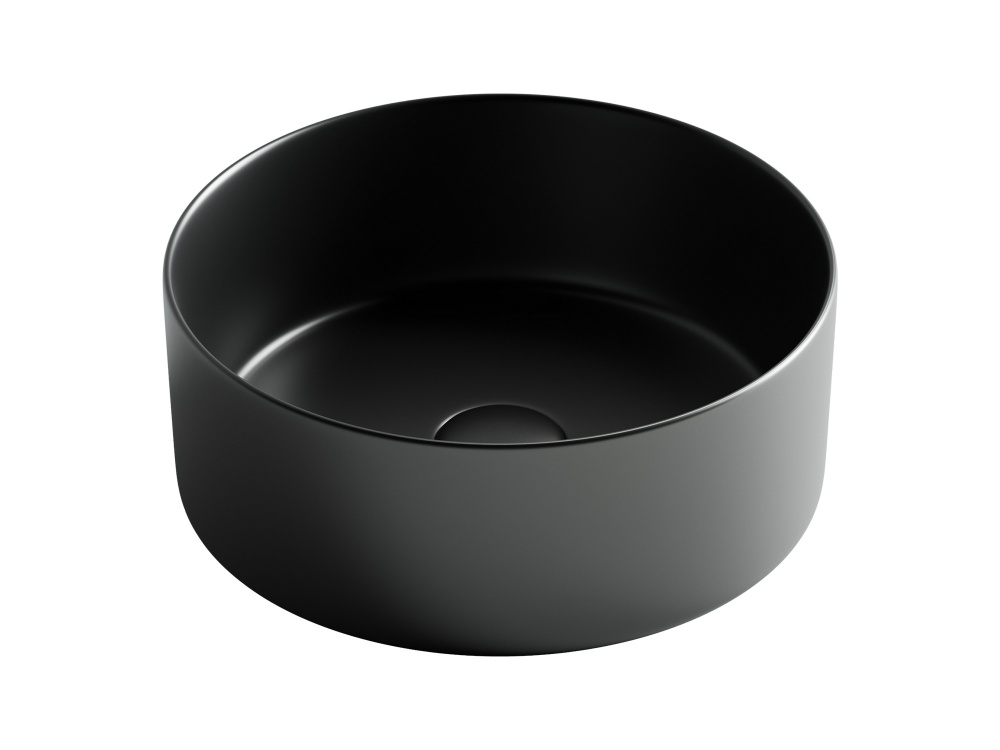CERAMICANOVA Element Раковина накладная 358х358х137 мм, черный матовый арт. 77739