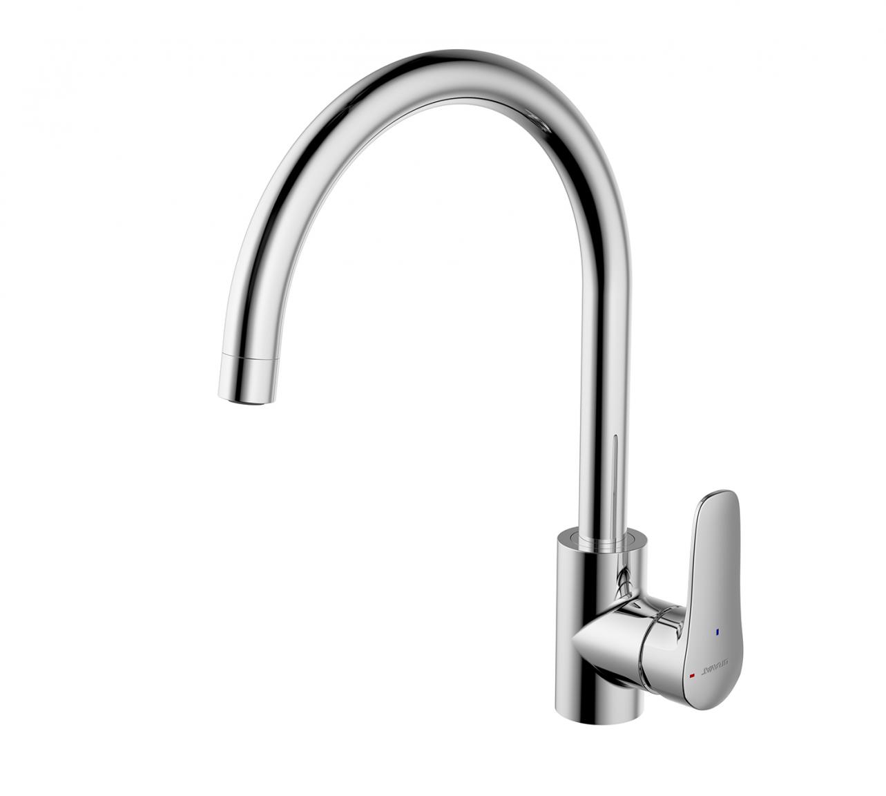 Смеситель для кухни Bravat SOURCE F7173218CP-ENG, хром арт. 169998