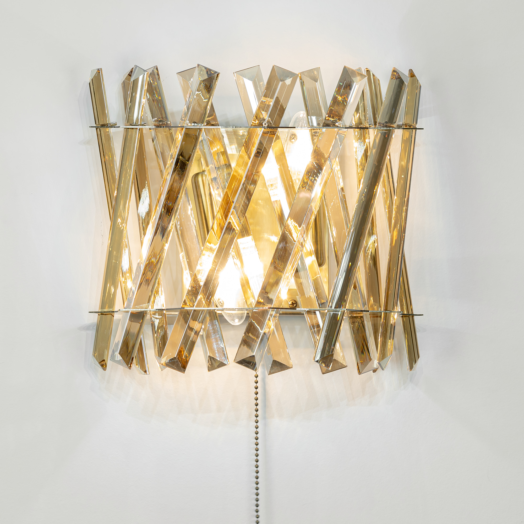 Citilux Ингвар CL334423 Бра хрустальное с выключателем Бронза арт. 88903