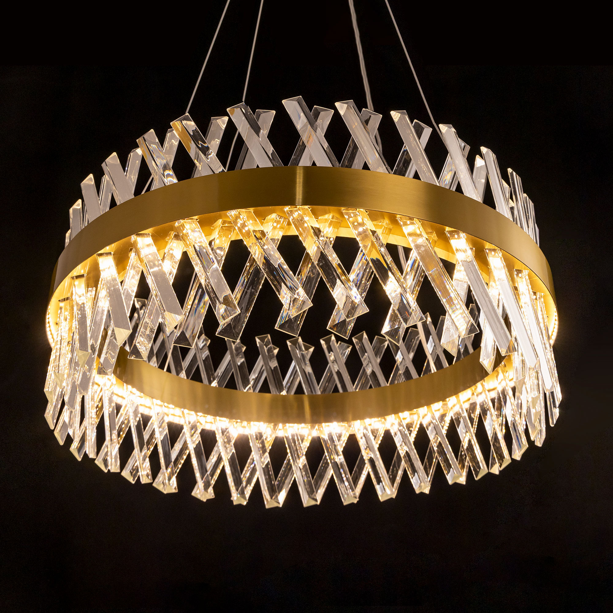 Citilux Ричард CL336063 LED Люстра хрустальная с пультом Бронза арт. 88865