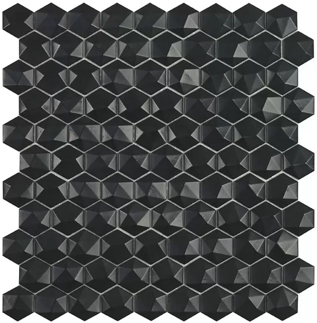 VIDREPUR NORDIC BLACK MT HEXAGON (3.5Х3.5) 31.7х30.7 арт. 41160