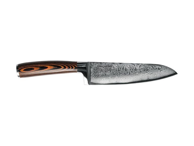 OMOIKIRI Damascus Suminagashi Нож универсальный, 170 мм, сталь VG-10/пакка-ламинат арт. 40502
