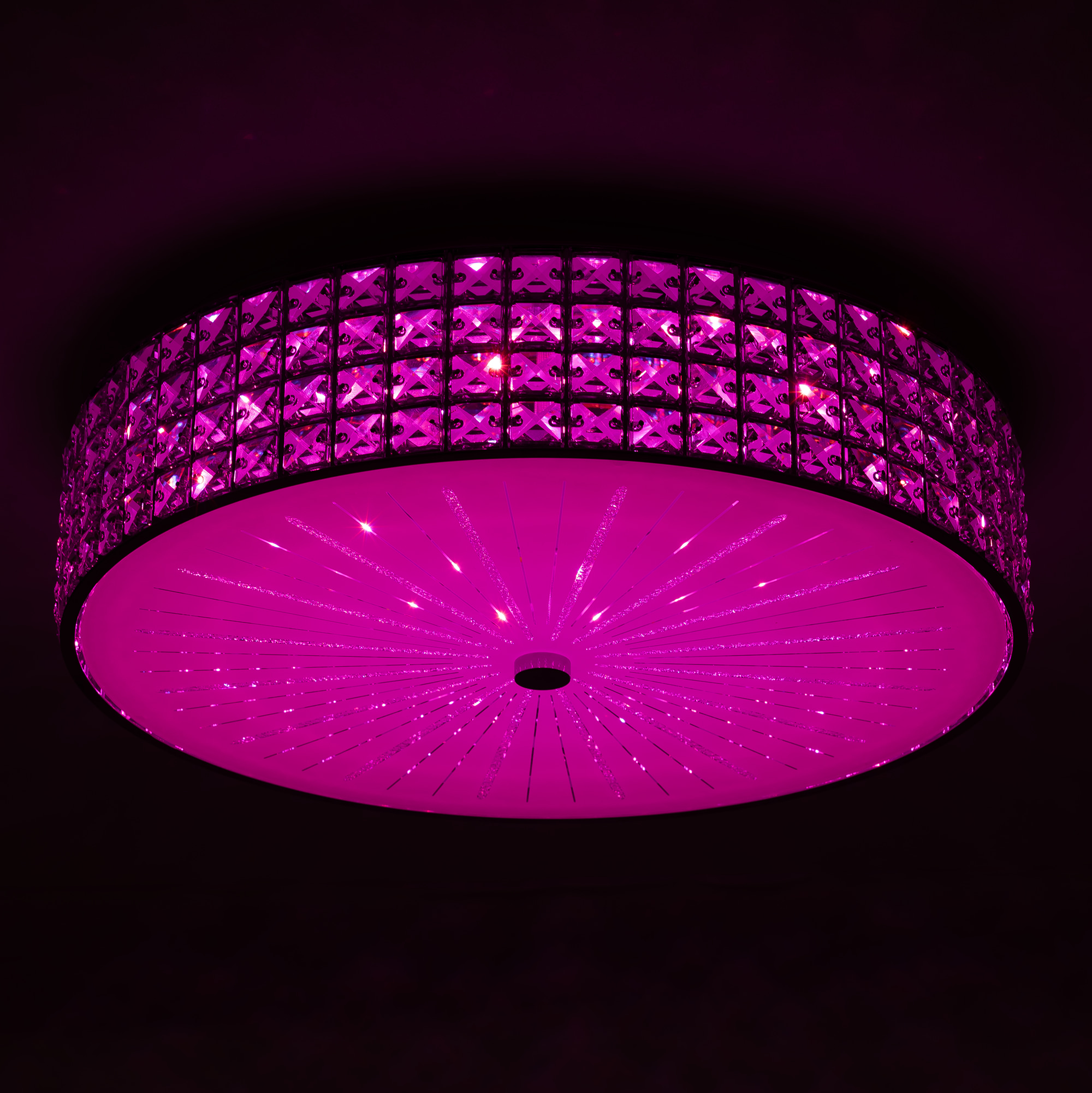Citilux Портал CL32418G1 LED RGB Люстра хрустальная с пультом Хром арт. 89027