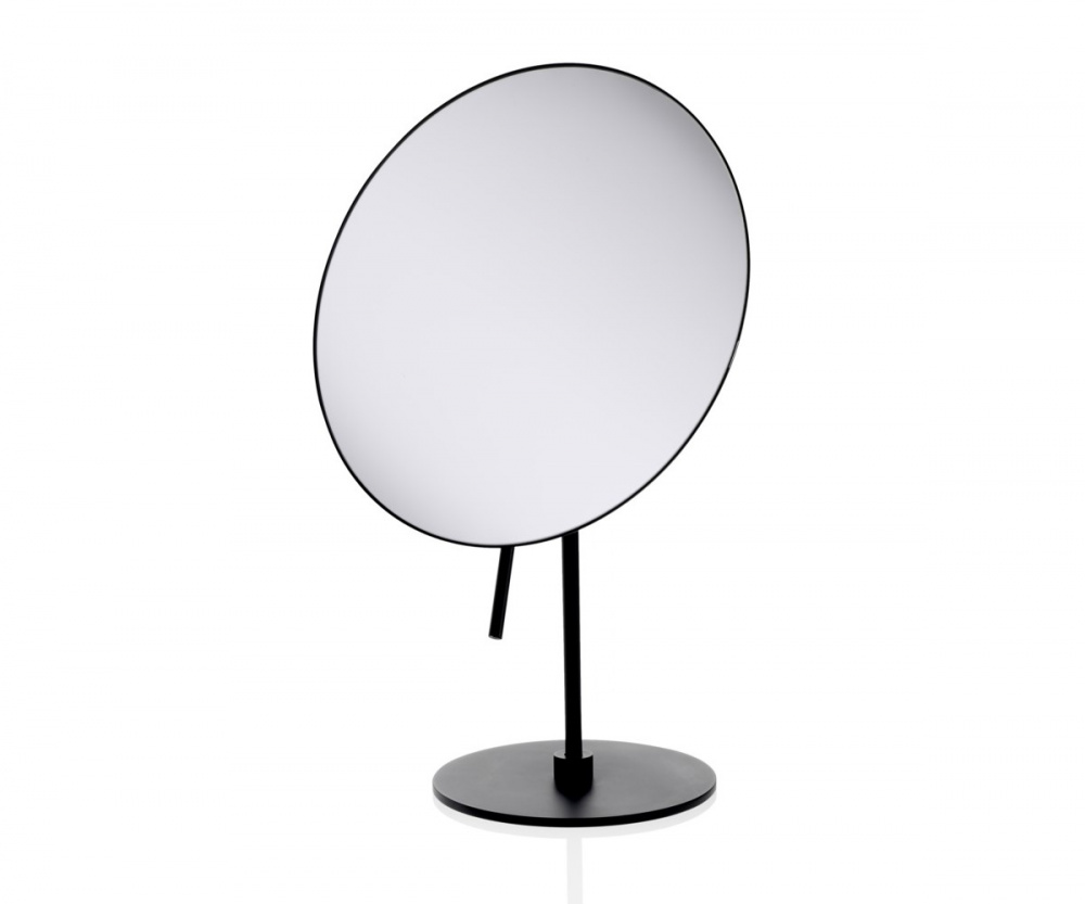 DW ROUND SPT 71 Зеркало косметическое, 30.5x20.5x16 см, увеличение 5x, Черный матовый арт. 30298