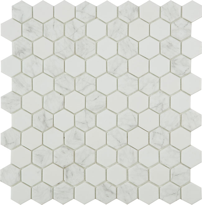 VIDREPUR ANTARCTICA FLAKE HEX (3.5Х3.5) 31.7х30.7 арт. 40722