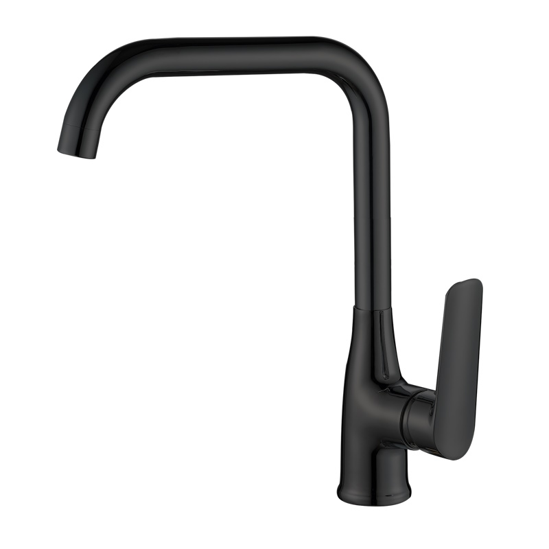 Смеситель для кухни Esko Lagos Black LG06B, черный арт. 171716