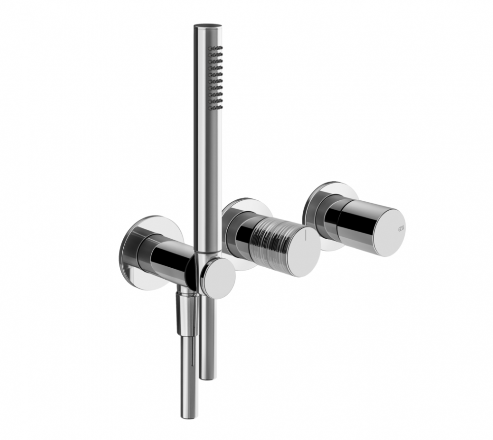 GESSI HABITO TRAME Внешние части смесителя для душа на 2 позиции, Chrome арт. 39169