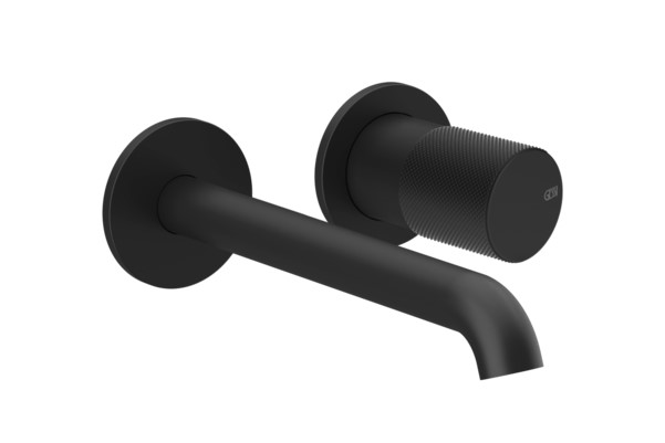 GESSI HABITO DIAMANTATO Внешняя часть смесителя для раковины из стены, Black XL арт. 35366