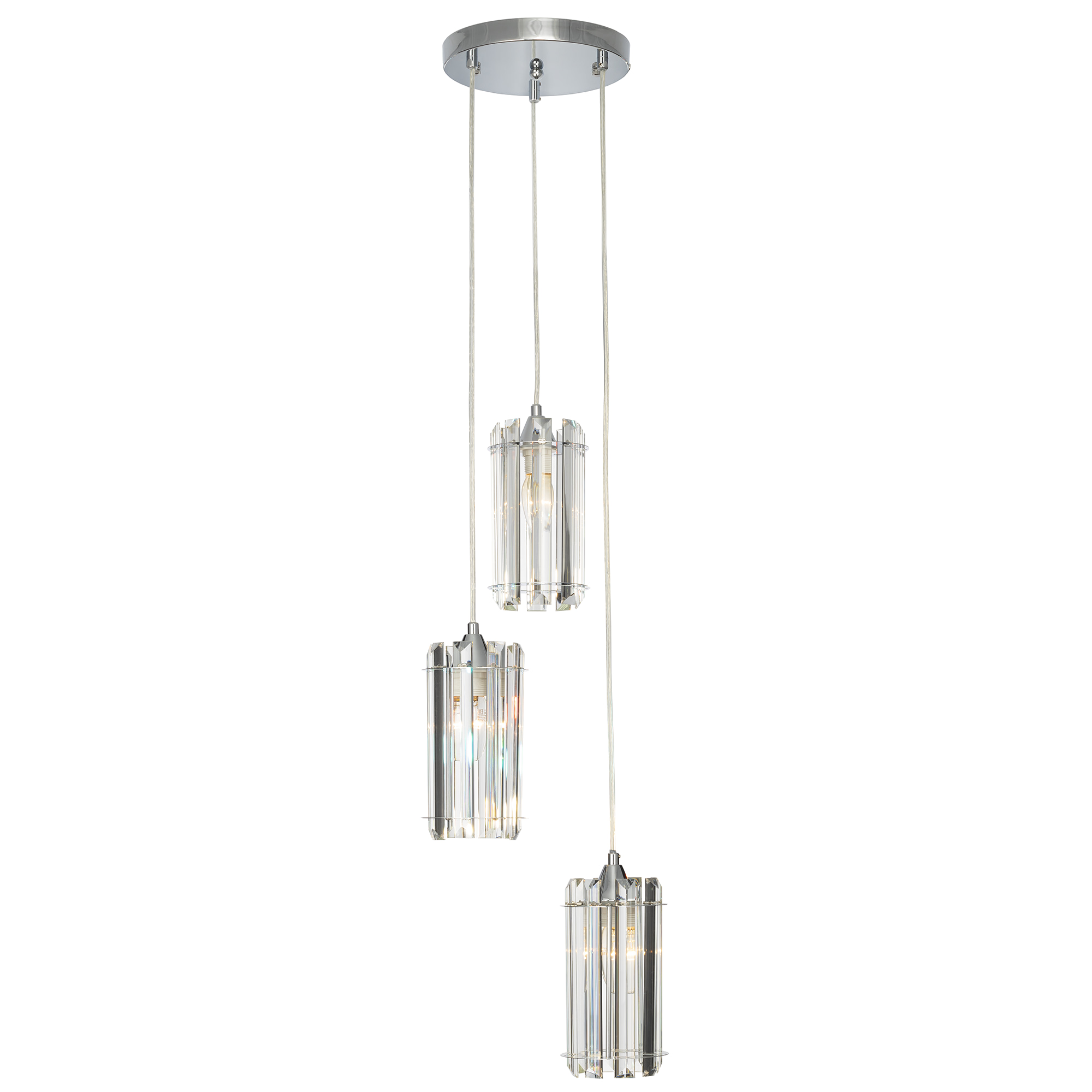 Citilux Джейн CL306031 Хрустальный подвесной светильник Хром арт. 89117