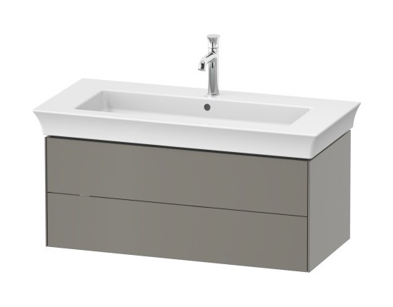 DURAVIT White Tulip Тумба под умывальник #236310, 2 ящика, H410x984x458 мм, Stone Grey Satin Matt арт. 33420