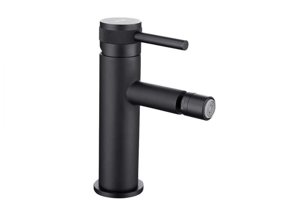 ALLEN BRAU PRIORITY Cмеситель для биде, излив 112мм, Kerox, с ДК, черный матовый арт. 34892