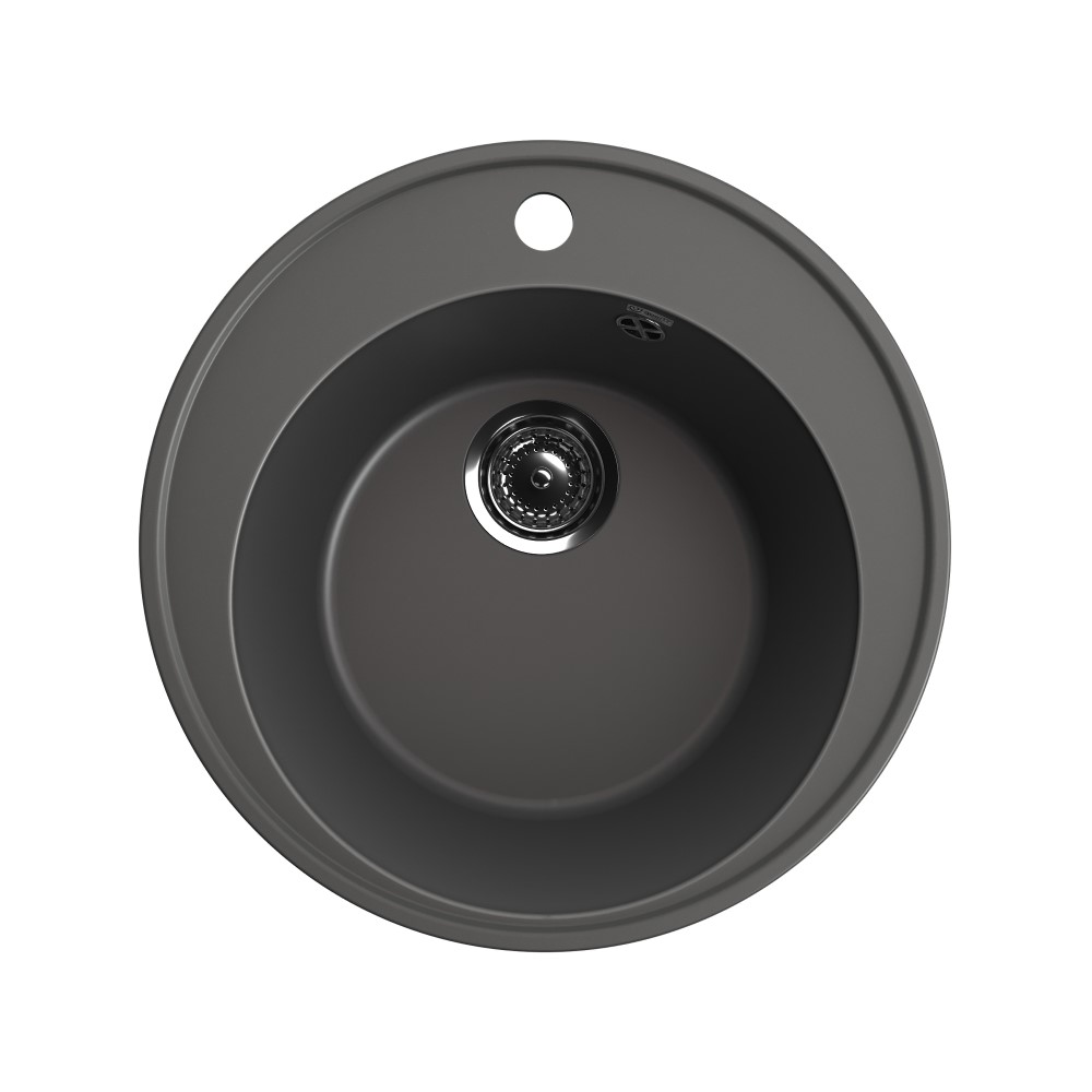 Кухонная мойка Ulgran Quartz Nora 485-09, мокрый асфальт арт. 184982