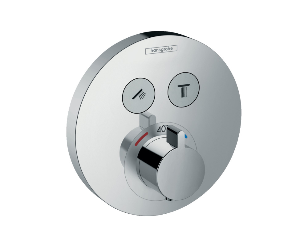 HANSGROHE ShowerSelect S Термостат на 2 потребителя, СМ, хром арт. 38792