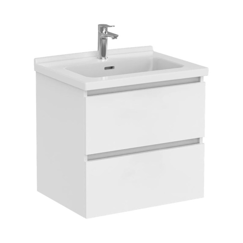 Тумба под раковину подвесная SMARTFLOW SMFL8167A-02, 60 см. белый арт. 177644