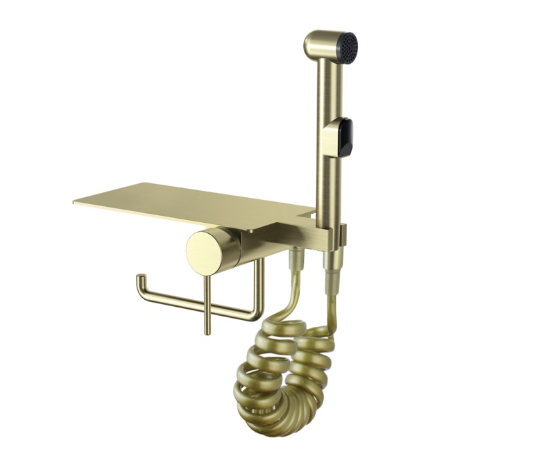 Гигиенический душ со смесителем Bronze de Luxe SCANDI 708/1BR, бронза арт. 189123