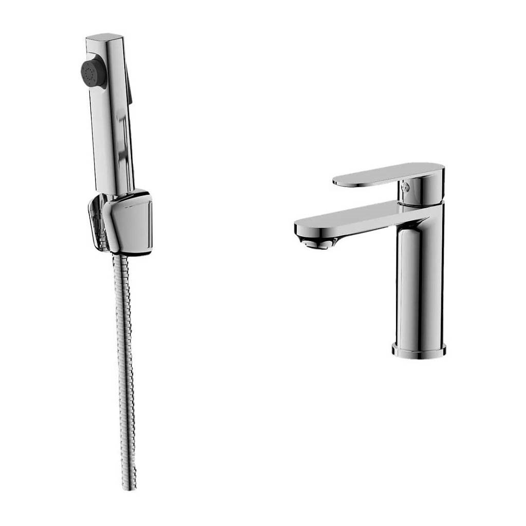 Смеситель для раковины с гигиеническим душем Maretti Флоренция FLG32RF70, хром арт. 164228