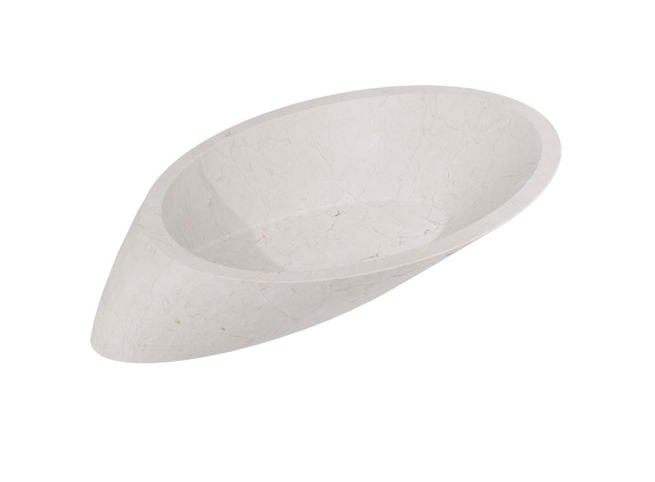 LANTIC TREND Раковина из натурального камня, 39х68х13 см, Crema Italia арт. 36712
