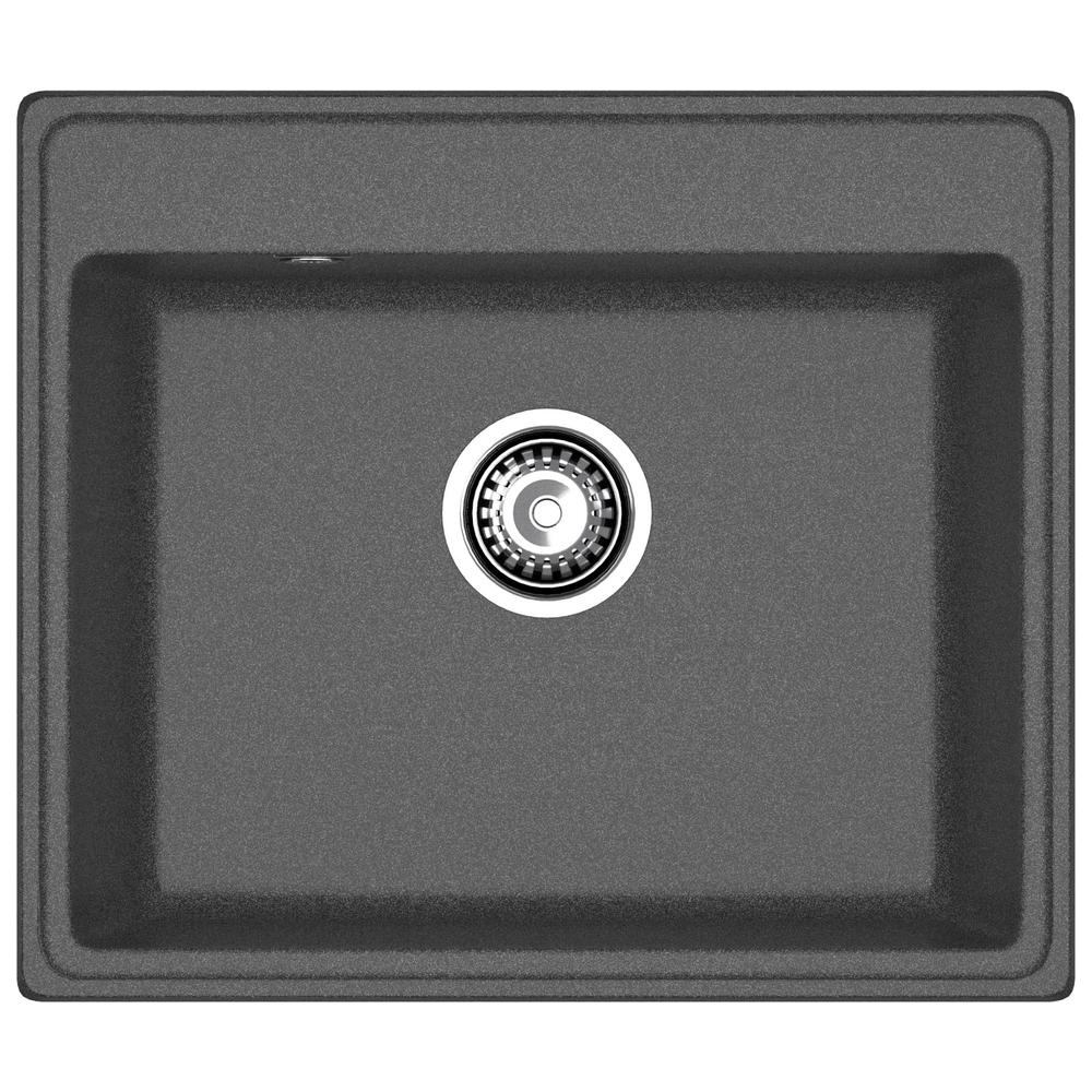 Кухонная мойка GranFest VERTEX 580, графит арт. 186670