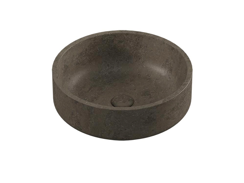 LANTIC KARON CIRCLE Раковина на столешницу 40х40х14 см, Grey Stone арт. 36665