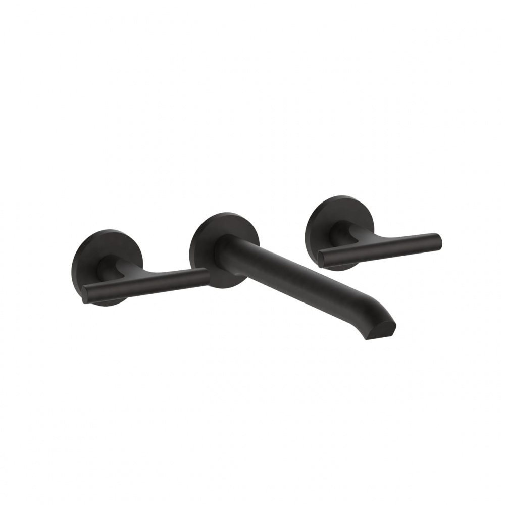 FANTINI SAILING Внешняя часть смесителя для раковины из стены, Deep Black PVD арт. 35838