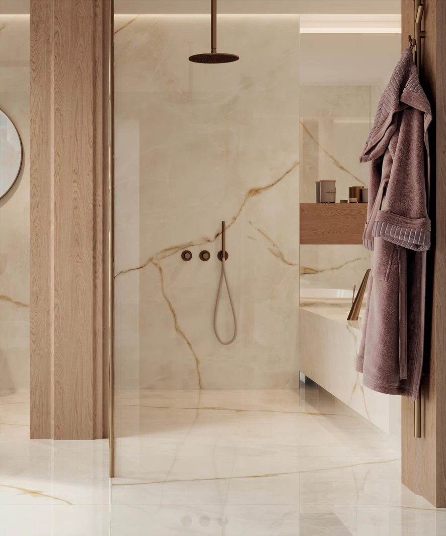Плитка Симфоникс Голд 80x80 Лап (1,280 кв.м.) арт. 52656