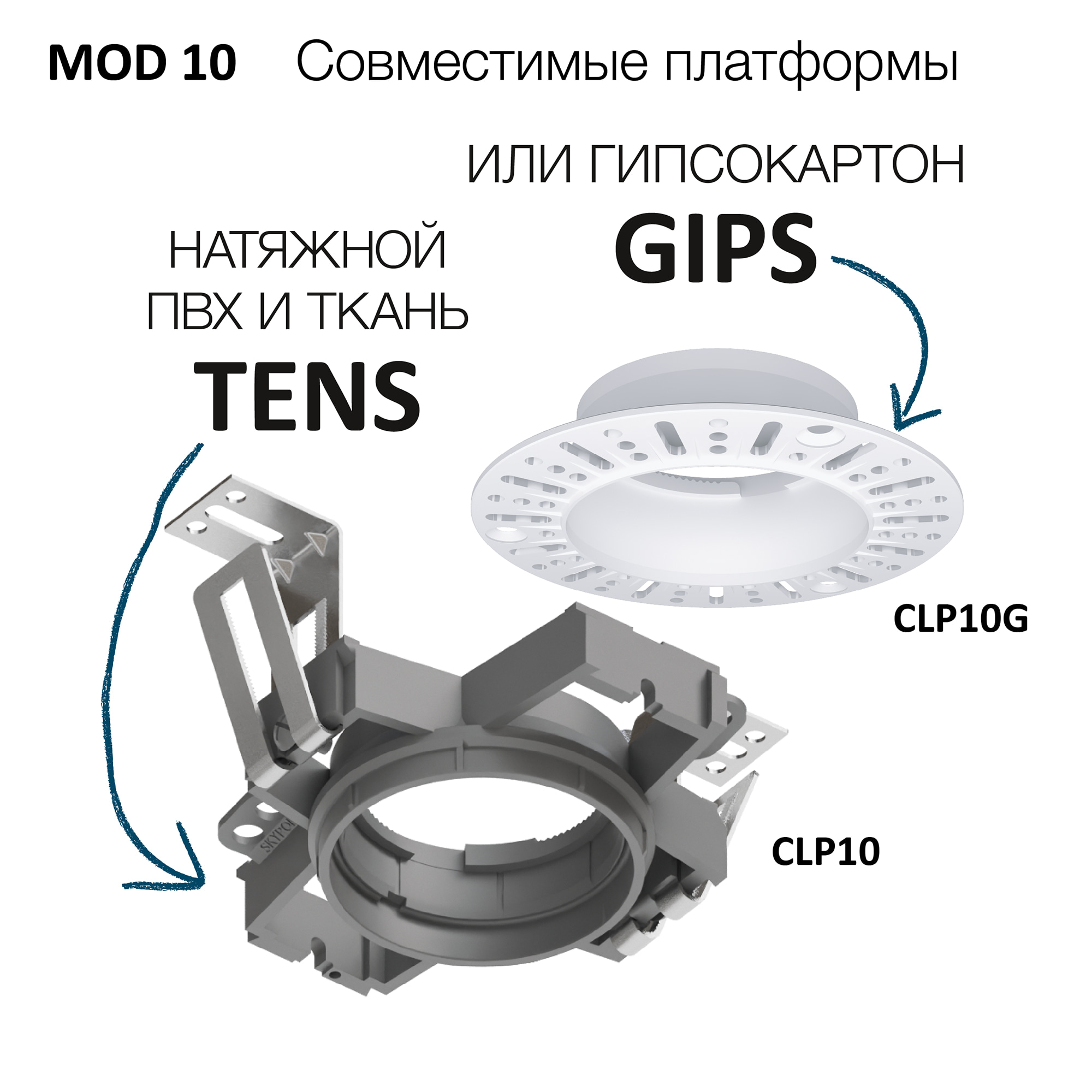 Skytek SkyPORT.10 CLP10J Адаптер для спота арт. 123620