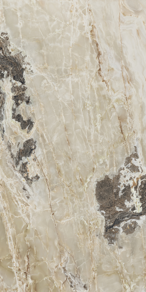 Керамогранит  ONYX&MORE GOLDEN BLEND GLO 6MM R 120x240 арт. 84022