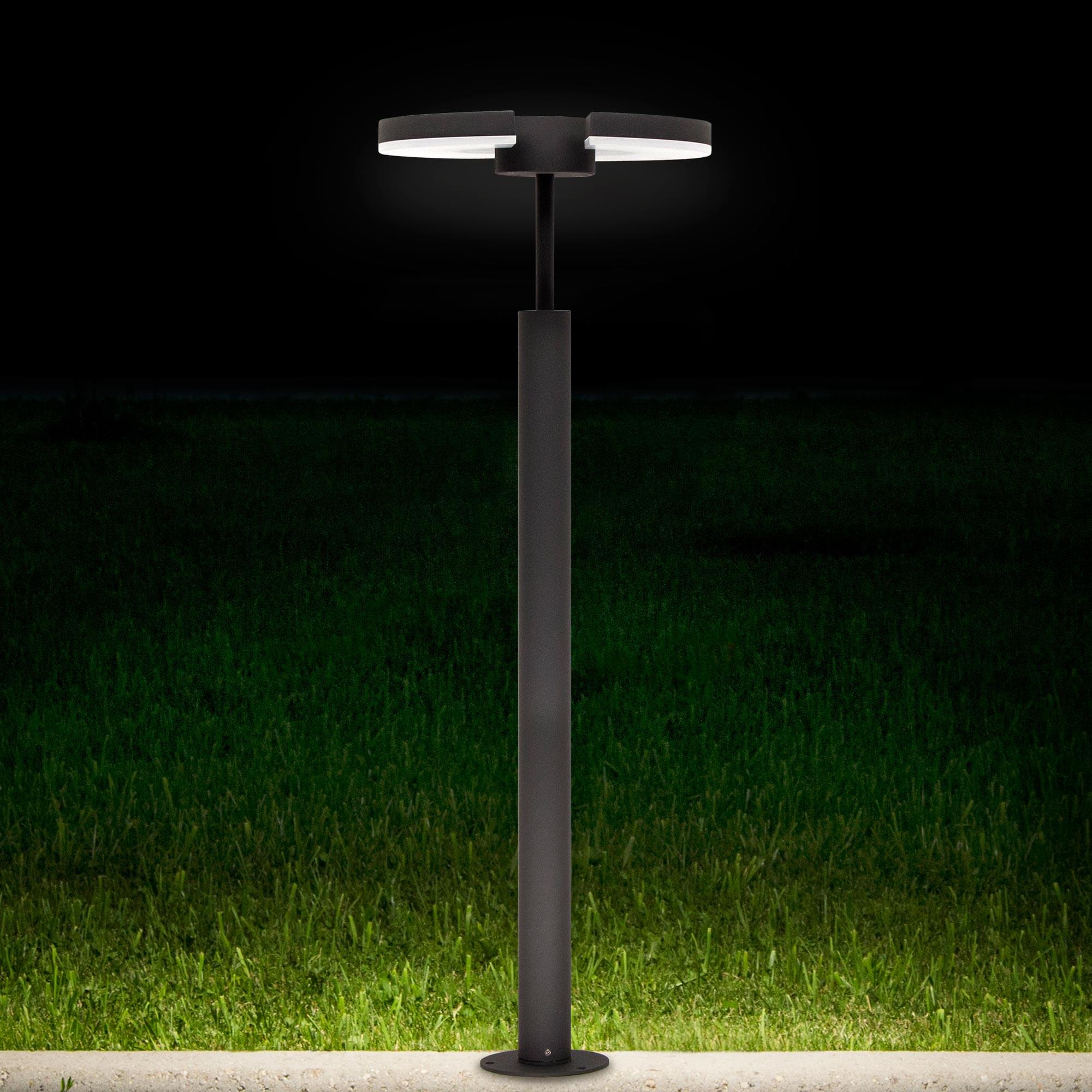 Citilux GARDA CLU03B2 LED Уличный парковый светильник поворотный Графит арт. 88108