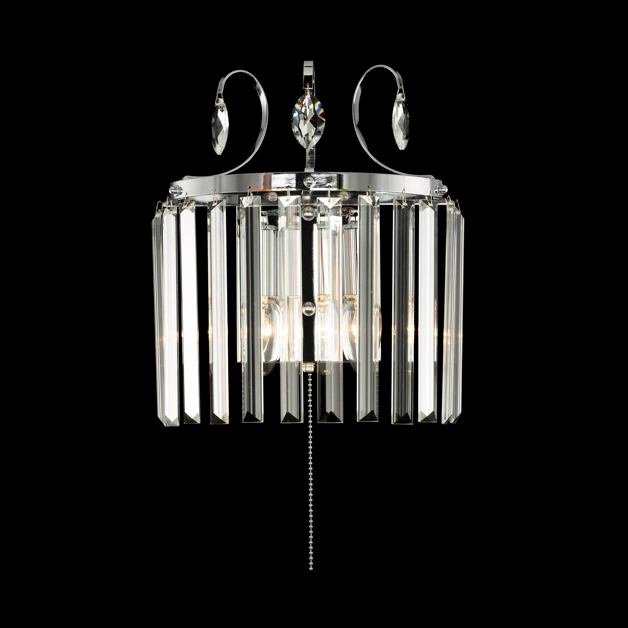 Citilux Инга CL335321 Бра хрустальное с выключателем Хром арт. 88933
