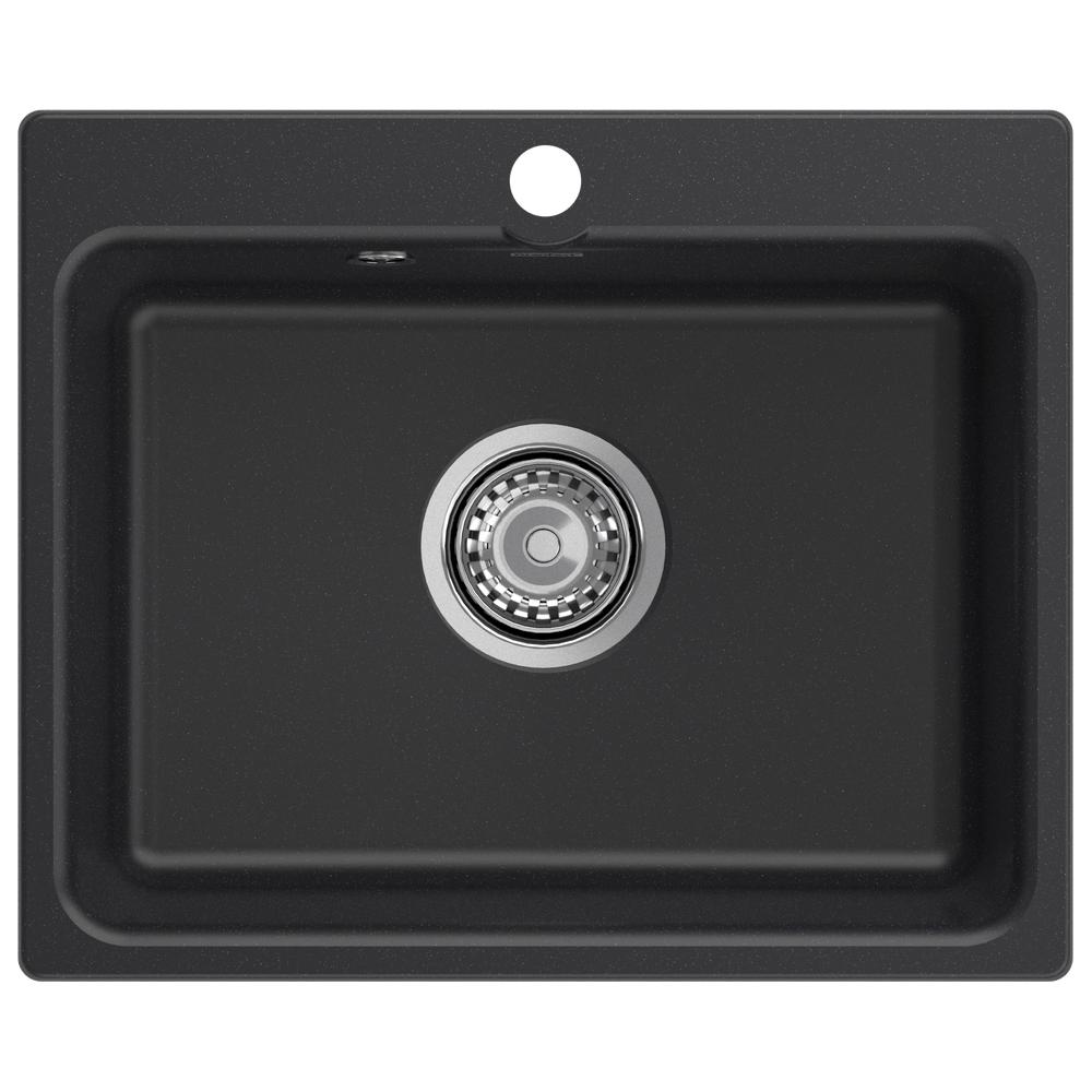 Кухонная мойка GranFest SMART 520, черный арт. 186862