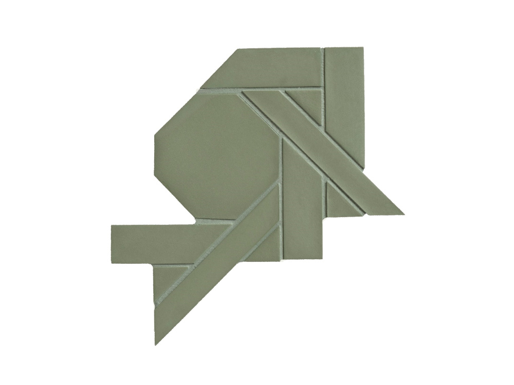MUTINA WEAVING GREEN BA LENG 34.3х34.3 арт. 87979