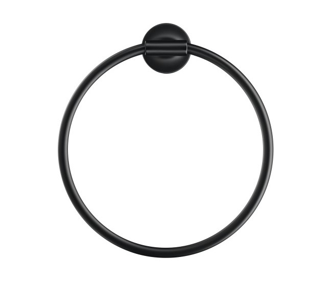 DURAVIT Starck T Держатель для полотенец кольцевой 210 мм, black matt арт. 31096