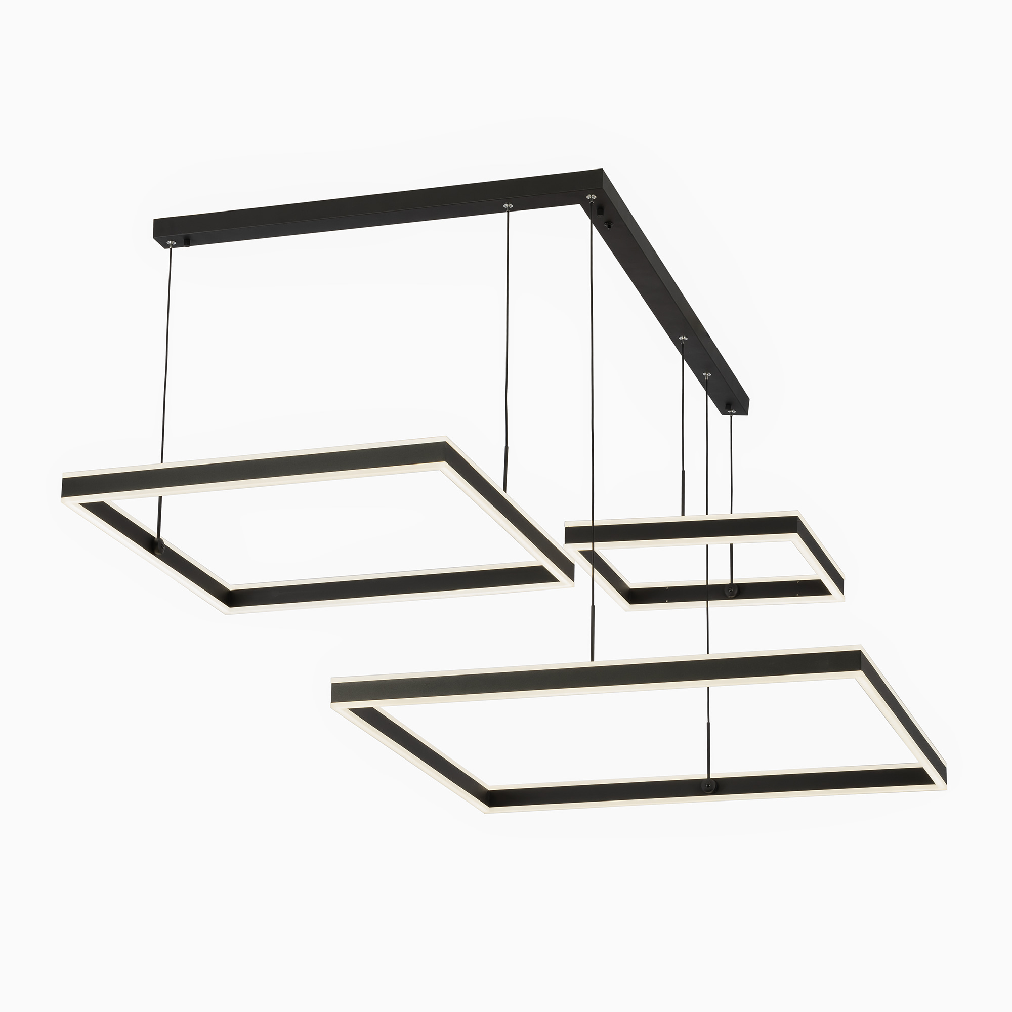 Citilux Дуэт CL719K311 LED Люстра подвесная с пультом Чёрная арт. 89051
