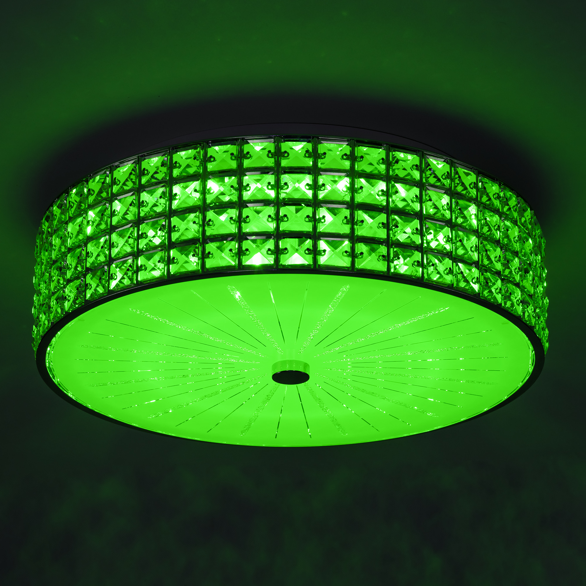 Citilux Портал CL32415G1 LED RGB Люстра хрустальная с пультом Хром арт. 89018
