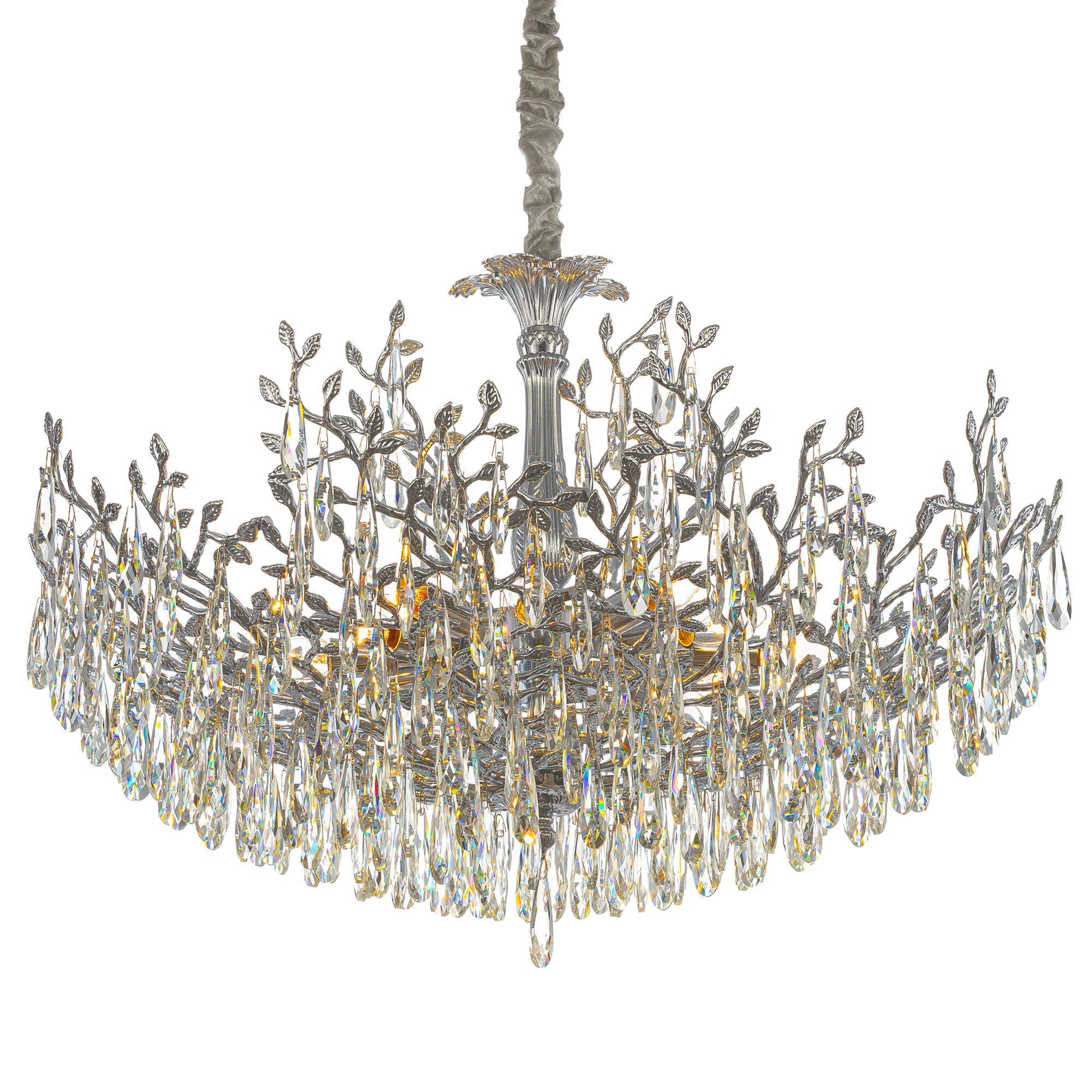 Citilux RITZ CL310121 Люстра хрустальная подвесная Хром арт. 89414