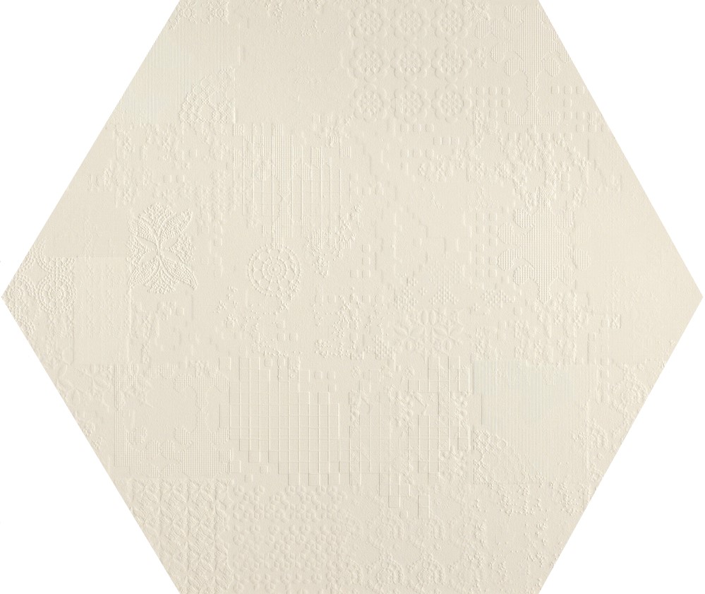 MUTINA DECHIRER BIANCO ESAGONA DECOR MATT 120х120 арт. 123837