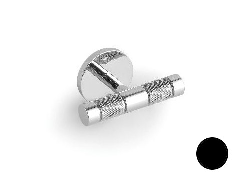 BERTOCCI OFFICINA 01 Крючок двойной, черный матовый арт. 30798