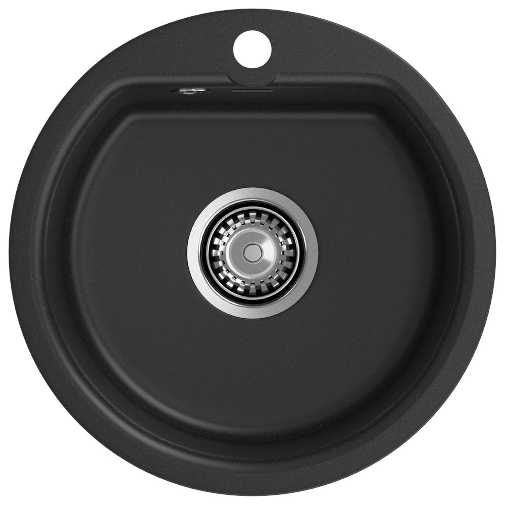 Кухонная мойка GranFest SMART 435, черный арт. 186852