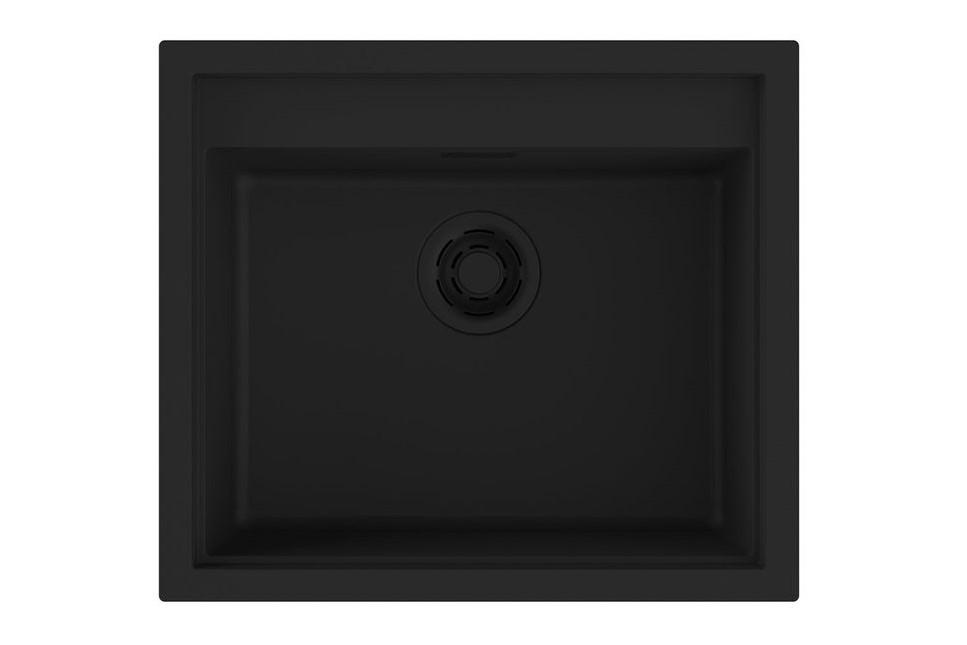 OMOIKIRI SINTESI Мойка кухонная 570x500 мм, база 60 см, Artceramic графит арт. 40401