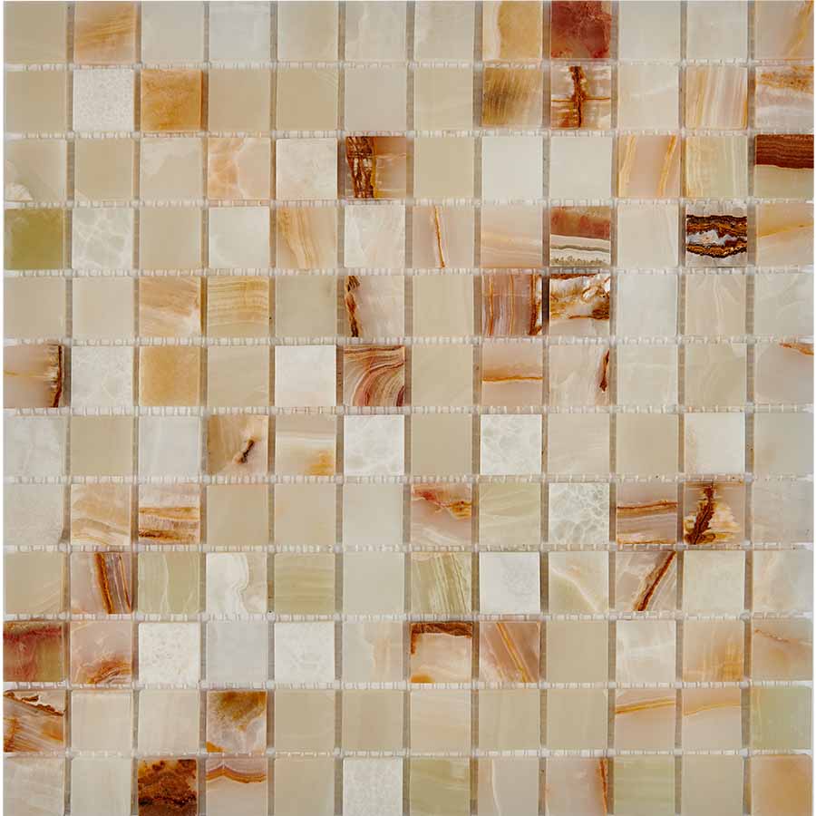 PIX 204 Jade verde, чип 23x23 мм, сетка 305х305x6 мм, Полированная арт. 73742
