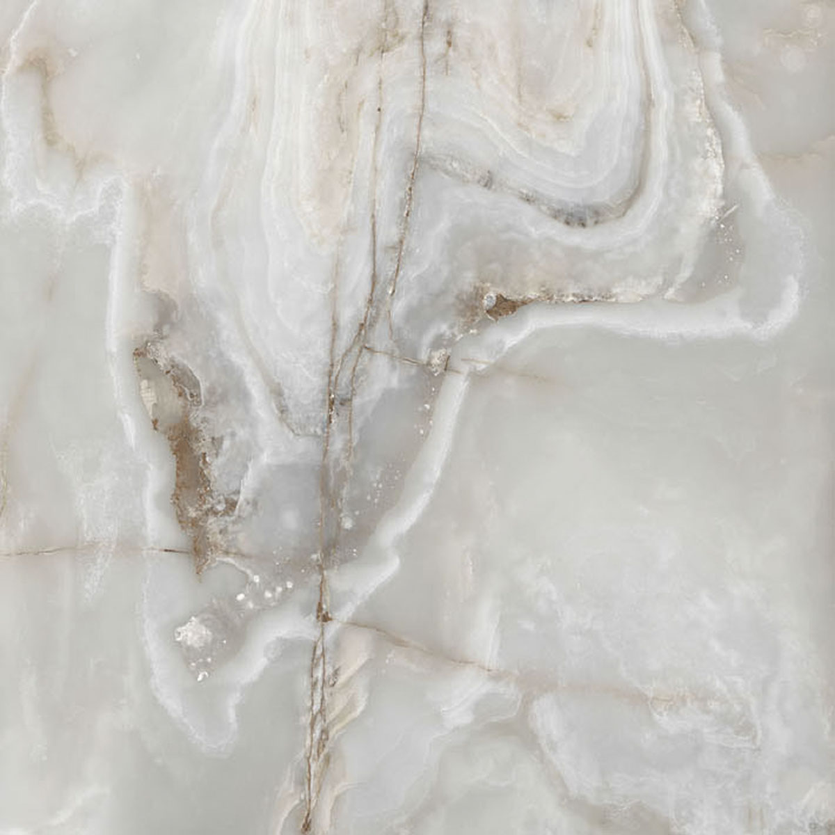 Керамогранит  ONYX&MORE SILVER ONYX SATIN 6MM 80x80 RET арт. 84042