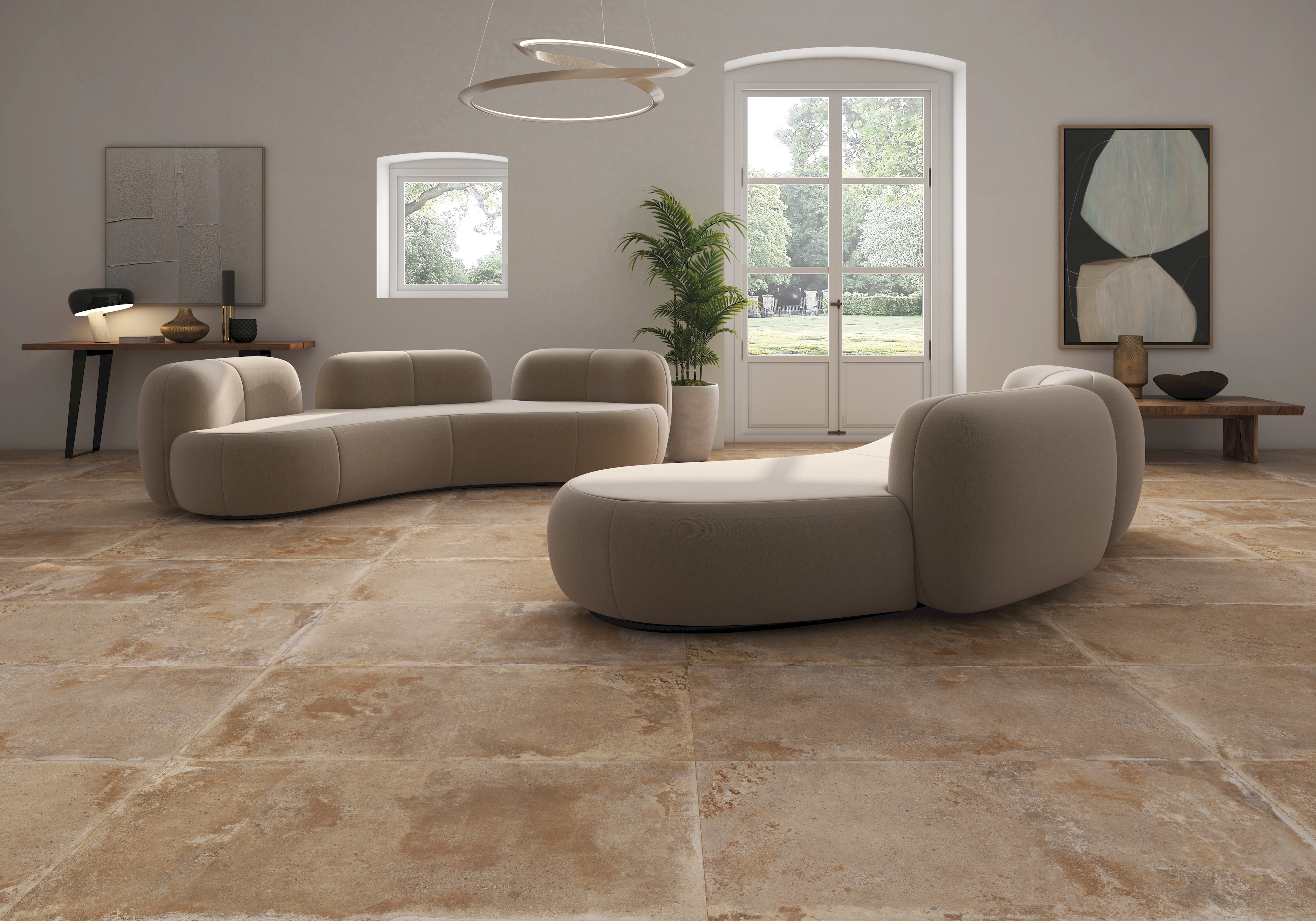 Плитка Geotiles Leeds Cotto 60x120 Compaсglass (1,44.кв.м.) арт. 53120