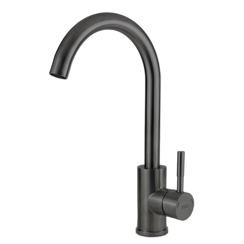 Смеситель для кухни Esko Kitchen K4GM, оружейная сталь арт. 171732