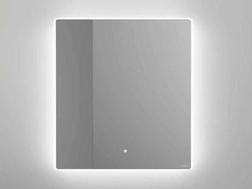 Salini OMBRA Зеркало 90хH90 см с подсветкой LED 4000К, обогрев-антизапотевание, выключатель арт. 33718