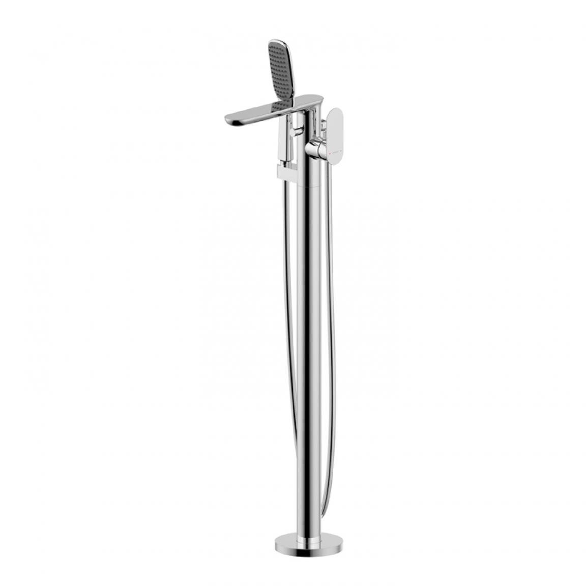 Смеситель для ванны напольный Bravat Gina F665104C-B3-ENG, хром арт. 167499
