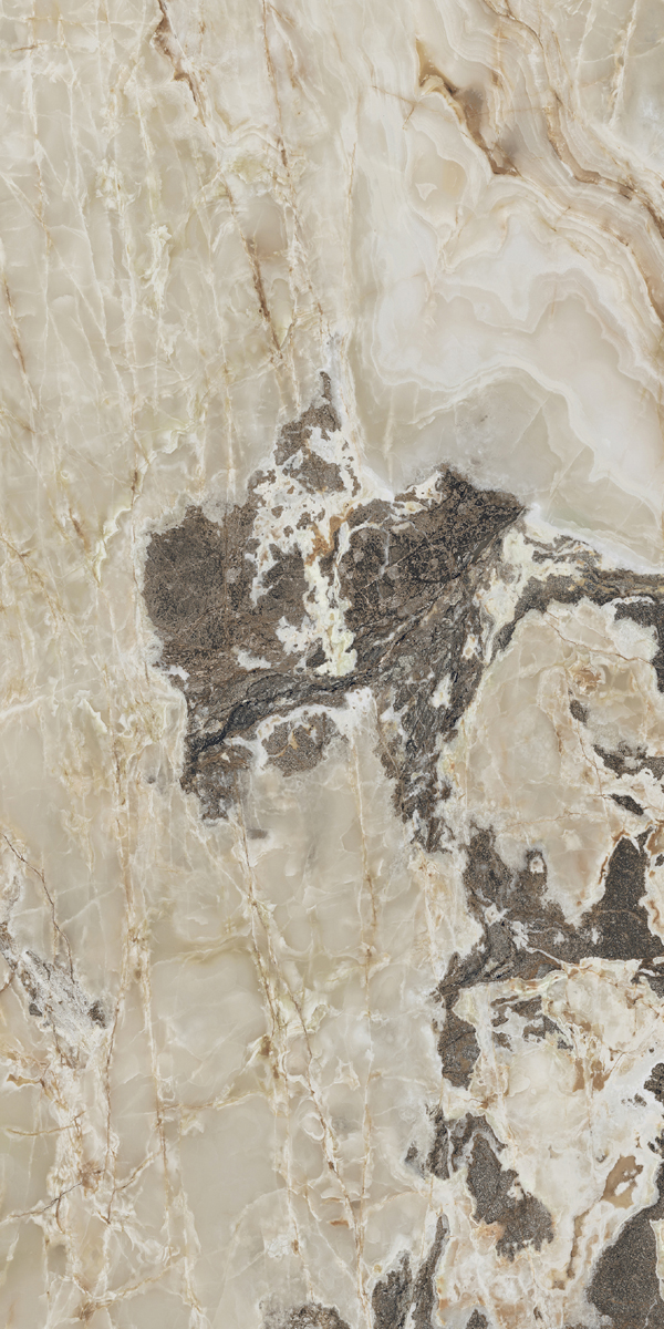 Керамогранит  ONYX&MORE GOLDEN BLEND SATIN 6MM R 120x240 арт. 84028