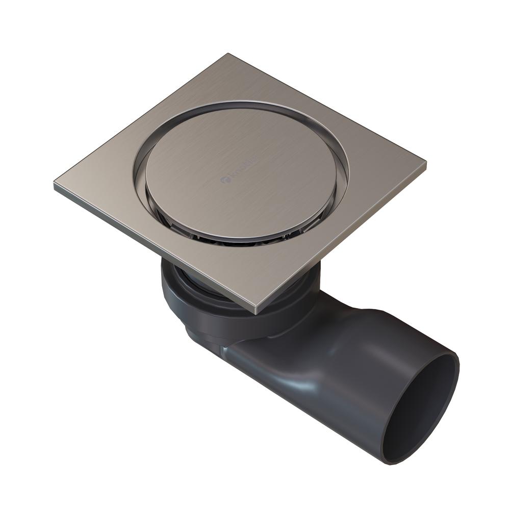 Душевой трап точечный Knotlor SDSC100BS, матовая сталь арт. 175996