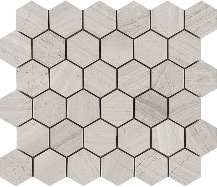 LANTIC ESSENTIAL HEXAGON SILVER WOOD 25.8х29.8 G-135 арт. 87124