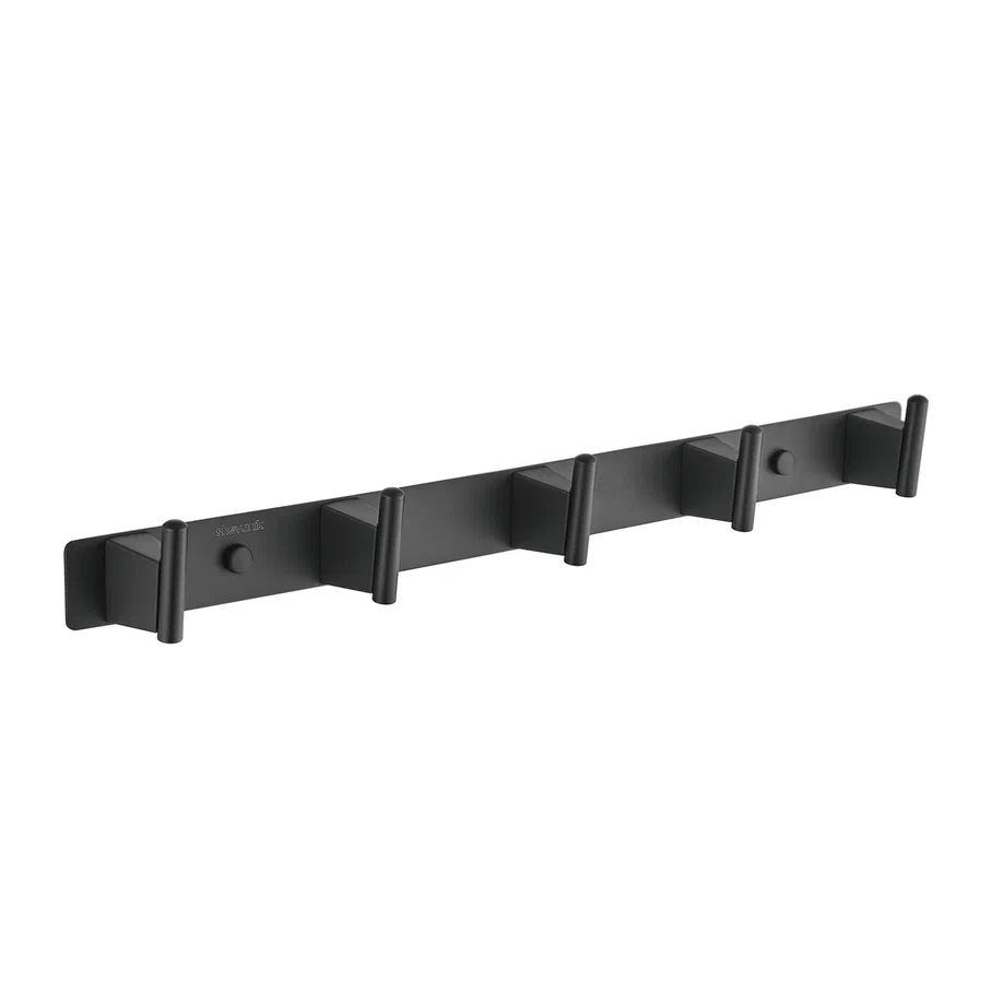 Планка с 5 крючками Shevanik SG5751H, черный арт. 183086